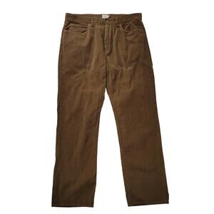 J. Crew Size 34x30 Men's Brown Corduroy Vintage Slim Straight Pants